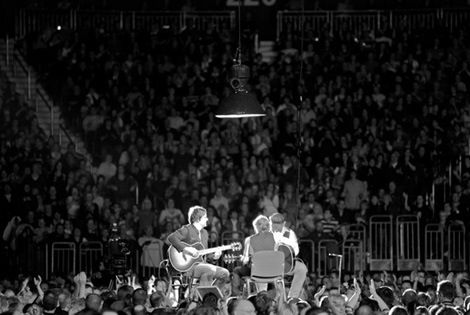 Chris Kramer mit Peter Maffay