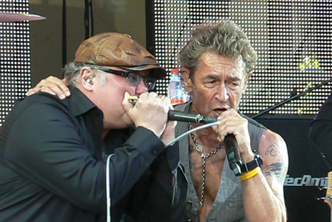 Chris Kramer mit Peter Maffay